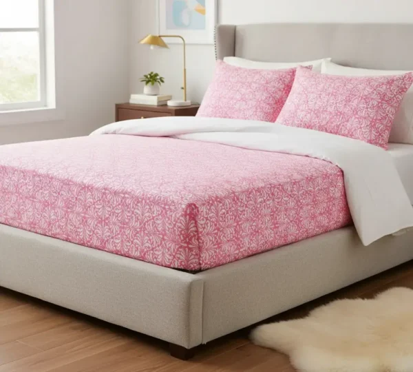 arabe-rosa-01 Funda De Colchon Con Cierre De 80 X 1.90 X 18