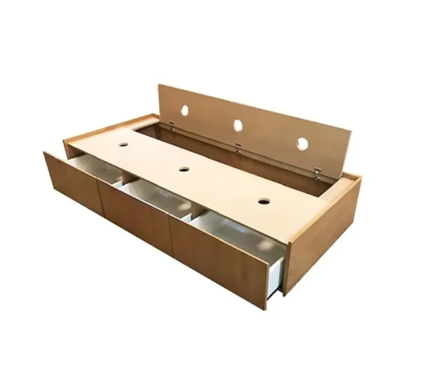 Base Box Sommier Plaza Y Media 3 Cajones 0,90 X 1,90 No Aplica