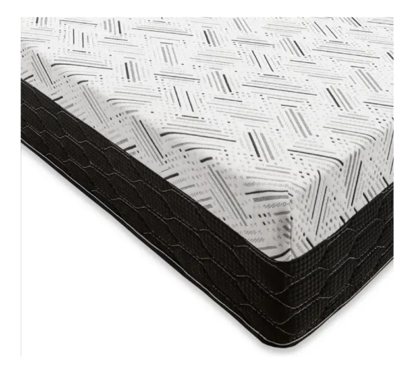Colchón En Caja Sueño Dorado Box Plus 1 1/2 Plazas 190x100cm Color Negro/Blanco