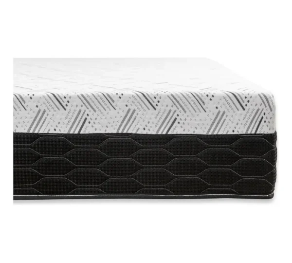 Colchón En Caja Sueño Dorado Box Plus 1 1/2 Plazas 190x100cm Color Negro/Blanco