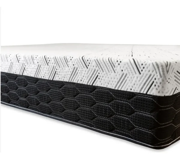 Colchón En Caja Sueño Dorado Box Plus 1 1/2 Plazas 190x100cm Color Negro/Blanco